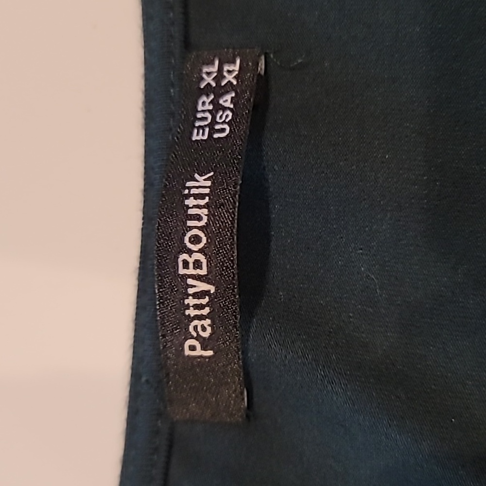 Patti Boutik Pullover Tunic Jersey Fabric Top Forest Green XL - Picture 7 of 11
